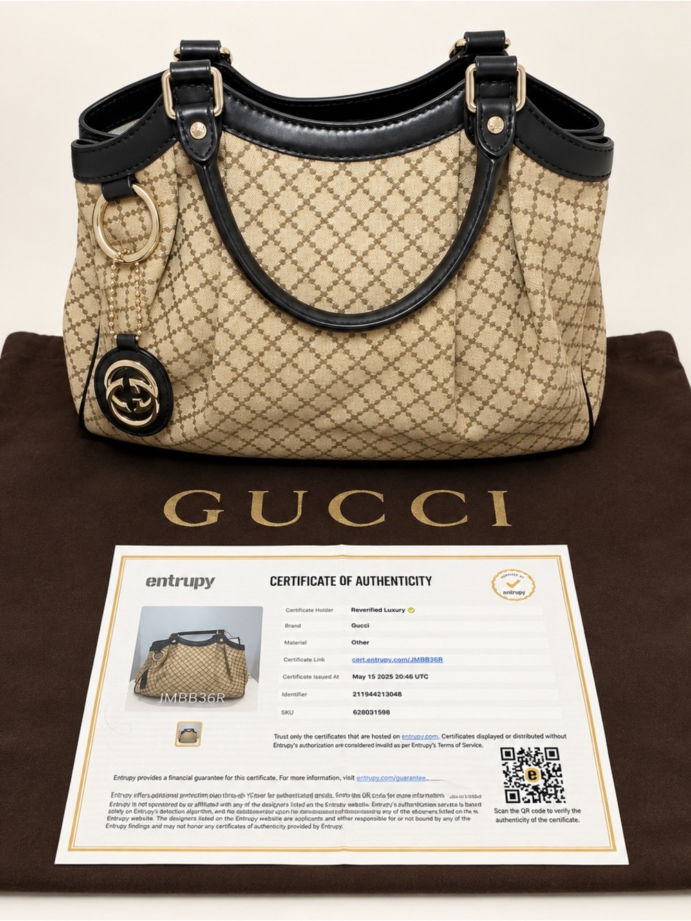 Authentic Gucci GG Canvas Handbag – Certified